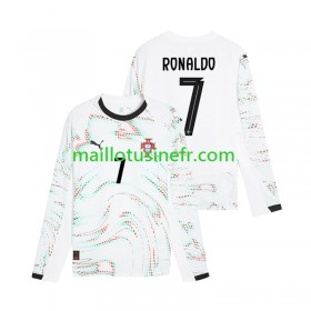 Maillot de Foot Portugal Cristiano Ronaldo 7 Extérieur 2025 Manches Longues